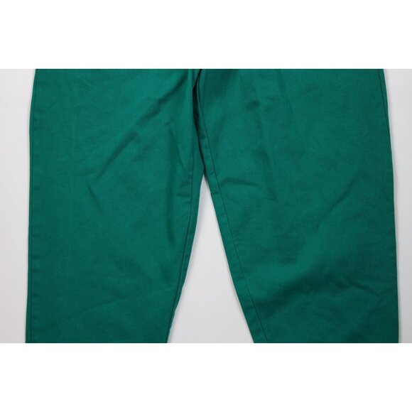 Deadstock Vintage 90s Streetwear Mens 38x34 Baggy Relaxed Skateboard Jeans Green - Picture 3 of 16